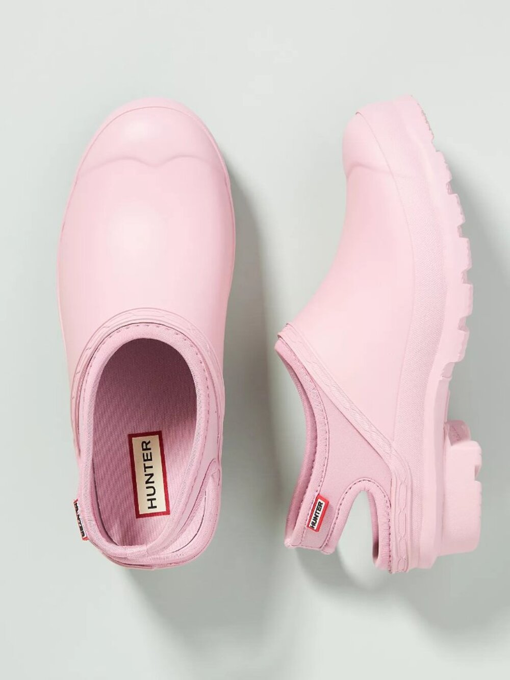 NEW HUNTER ORIGINAL PINK SLING BACK GARDEN CLOGS - WOMENS SIZE 9
